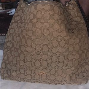 Coach signature Celeste east west hobo bag